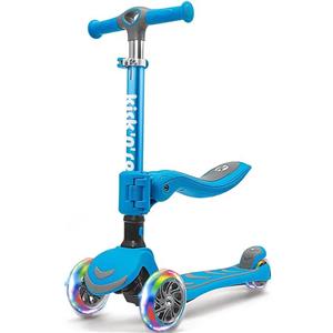 اسکوتر کودک تاشو کیک اند رول Kick and roll Scooter رنگ آبی کد P/S62in1/AB