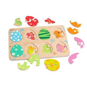 پازل چوبی دایناسور کلاسیک ورلد Classic World Dinosaur Puzzle کد 40071