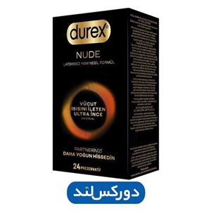 کاندوم دورکس مدل بدون لاتکس بسته 24 عددی Nude Latex Free