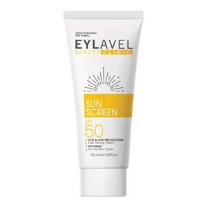 ضد آفتاب بدون رنگ بافت سبک SPF50 ایلاول