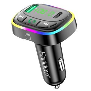شارژر فندکی و اف ام پلیر بلوتوثی ارلدام مدل M104 توان 3.1 وات