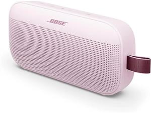 اسپیکر بلوتوثی قابل حمل Bose SoundLink Flex (نسل دوم)، اسپیکر قابل حمل فضای باز با صدای Hi-Fi، عمر باتری تا 12 ساعت، ضد آب و ضد گرد و غبار، صورتی گلبرگ