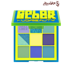 پالت سایه چشم کالر بلاک ابسشنز – آبی و سبزهدی‌بیوتی|HUDABEAUTYColor Block Obsessions Eyeshadow Palette – Blue & Green