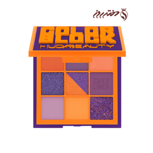 پالت سایه چشم بنفش و نارنجی کالر بلاک ابسشنز برندهدی‌بیوتی |HUDABEAUTY COLOR BLOCK OBSESSIONS EYESHADOW PALETTE PURPLE & ORANGE