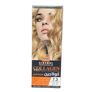 کیت رنگ موی نیترو کانادا سری Collagen شماره 7.3 بلوند طلایی