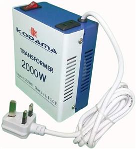 برای خرید کلیک کنید: ترانسفورماتور کوداما KT2000W تبدیل 220 ولت به 110 ولت با توان 2000 وات