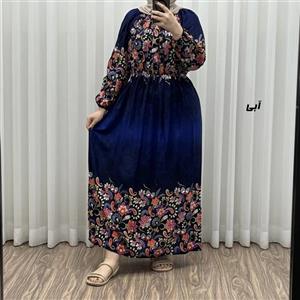 پیراهن ساحلی نخی زنانه فری سایز مدل حاشیه ترمه مناسب سایز 38 تا 50