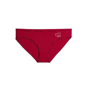 شورت دخترانه اسلیپ کبریتی طرح قلب LOVE فری سایز
