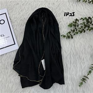 شال وارداتی طرح موج دور زنجیری کد 1813