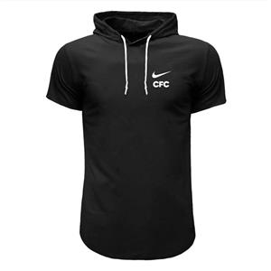 تیشرت کلاه دار مردانه طرح CFC مدل p 90789 مناسب چهار فصل با لوگوی پرس حرارتی