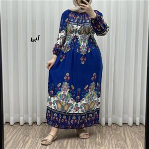 پیراهن ساحلی زنانه مدل ورشو نخی فری سایز مناسب تا سایز 48