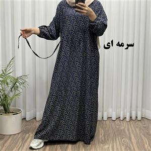 پیراهن نخی زنانه فری سایز تا 50 شسته شده بدون آبرفت و رنگ رفت بنددار چهارفصل تنخور شیک راحت مناسب باردار و روزمره
