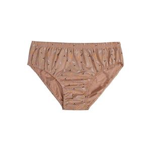 شورت زنانه اسلیپ طرح شاخه گندم نارین نخ و پنبه سایز XL و 2XL