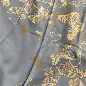 روسری نخی کاستوم طرح پروانه حاشیه دار 