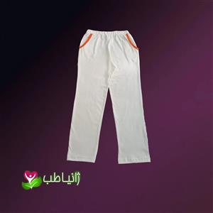 شلوار راحتی زنانه ژانیاطب نخی 