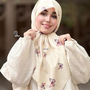 روسری نخی کاستوم طرح پردیس قواره 110
