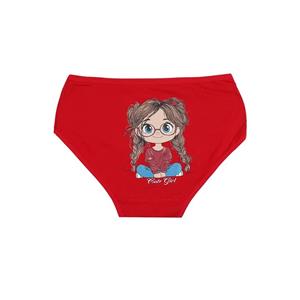 شورت اسلیپ زنانه نخی چاپی طرح دختر بچه بانوسایز 2XL