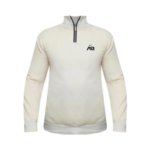 هودی نیم زیپ مردانه دورس اسپان طرح Nike Air کرم سایزبندی L XL 2XL