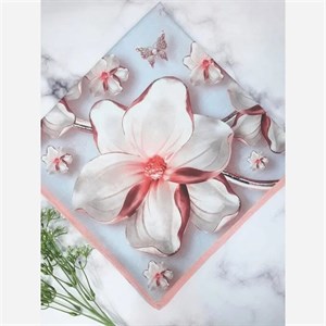 روسری مجلسی نخ کاستوم طرح آرام 