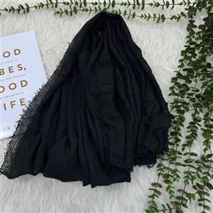شال نخی وارداتی مدل ساندویچی ساده قواره 180x90 کد 907 بدون آبرفت و رنگ رفت