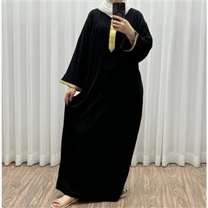 پیراهن ساحلی نخی شسته شده فری سایز زنانه تا سایز 52 کمربنددار بدون آبرفت و رنگ رفت