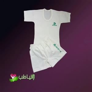 زیرپوش و شورت پادار بچه گانه ژانیاطب صدرصد نخی گیاهی ضد بو و قارچ مناسب پسرانه و دخترانه