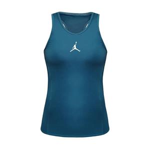تاپ ورزشی زنانه فلامنت کش طرح Jordan مدل X866R رنگ کله غازی سایز L XL 2XL