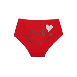شورت زنانه اسلیپ طرح SMAIL بانوسایز 4XL نخ و پنبه