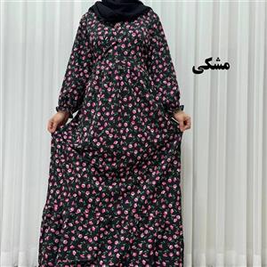 پیراهن ساحلی بوگاتی مدل گلریز فلور فری سایز تا 48 آبرفت و چروک ندارد تنخور شیک و راحت کمربند دارد