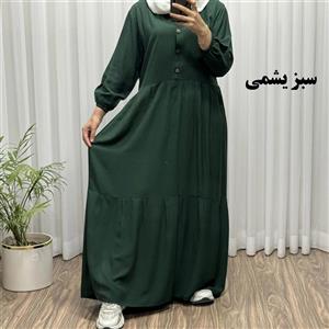 پیراهن ساحلی جلو دکمه نخی شسته شده فری سایز تا 46 بدون آبرفت و رنگ رفت کمربند دار تن خور شیک