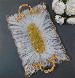 سینی پذیرایی طرح ونوس رزینی