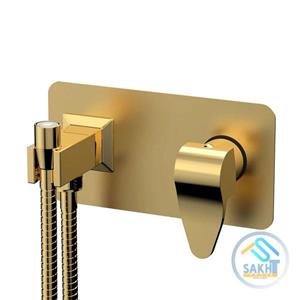 شیر توالت توکار 305 طلایی مات