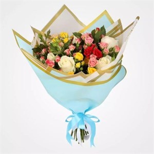 دسته گل رز مینیاتوری