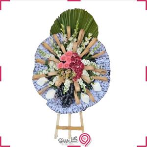 تاج گل ترحیم یک طبقه ویهان
