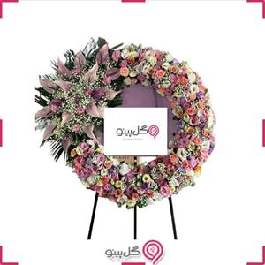 تاج گل حلقه ای نیلا