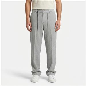 شلوار کمر کش مردانه طرح پوست ماری مدل بگ (Baggy Fit) رنگ طوسی