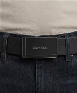 کمربند مردانه چرم طبیعی سگک پلاکی Calvin Klein