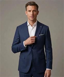 کت تک مردانه یقه بلیزر مدل Slim Fit