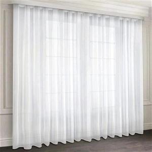پرده مدل حریر ساده دوخت مینیمال سایز 275 × 870 سانتی‌متر