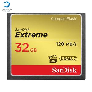 کارت حافظه Sandisk CF 32 GB 120 MB/S 800X دست دوم