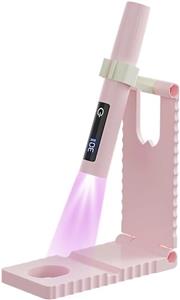 چراغ UV ناخن مینی، چراغ ناخن انگشتی قابل شارژ USB | چراغ ناخن صفحه نمایش LCD با 2 حالت زمان بندی برای کمپینگ، هواپیما، سفر جاده ای، میز، سالن، استودیو، خانه، دختران