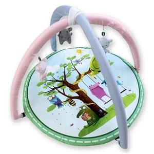 تشک بازی مخمل طرح درخت و حیوانات