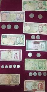 مجموعه اسکناس و سکه پهلوی