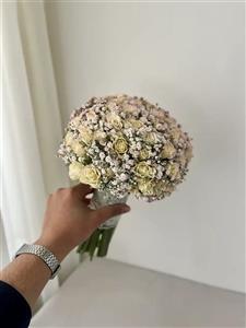 دسته گل عروس “آذین” – گل فروشی لیلاری