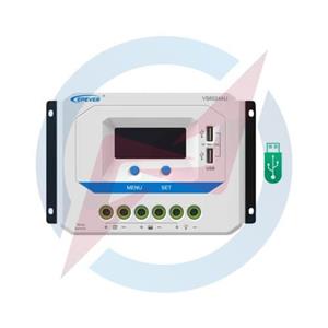 شارژ کنترلر 60 آمپر PWM برند ای پی اور مدل VS6024AU 