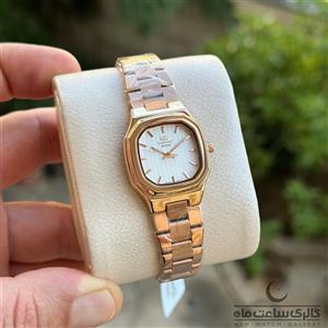 ساعت مچی زنانه الگانس ER2160L تمام رزگلد صفحه سیلور(ELEGANCE)