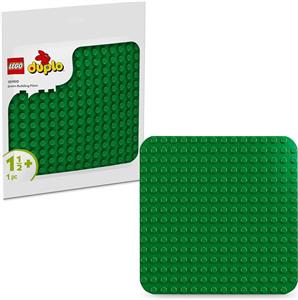 صفحه ساخت سبز لگو DUPLO، اسباب بازی ساختنی برای کودکان نوپا 1.5 سال به بالا، پسران و دختران، پایه نمایش آجرهای پیش دبستانی، بازی تخیلی و ساخت های خلاقانه را تحریک می کند 10460