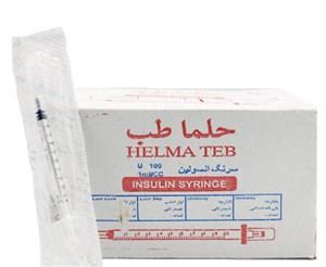 سرنگ انسولین لوئرلاک گیج 27 حلما طب