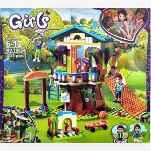 لگو 351 قطعه دخترانه آیتم 10854 ساختنی girls اسباب بازی فکری