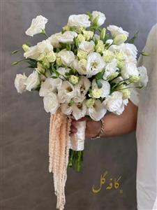 دسته گل عروس شیک و ساده